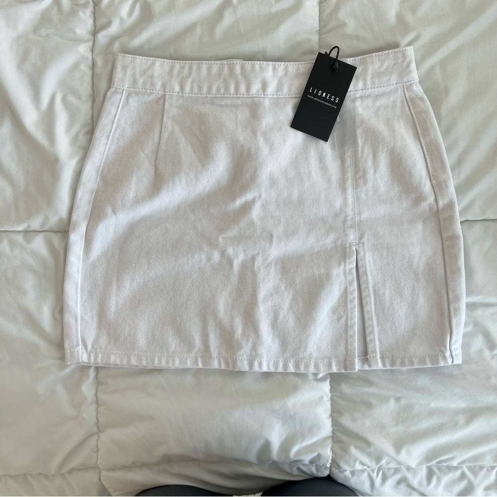 Princess Polly- THE LOLA MINI SKIRT WHITE